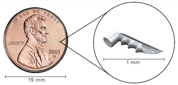 iStent on Top of a Penny